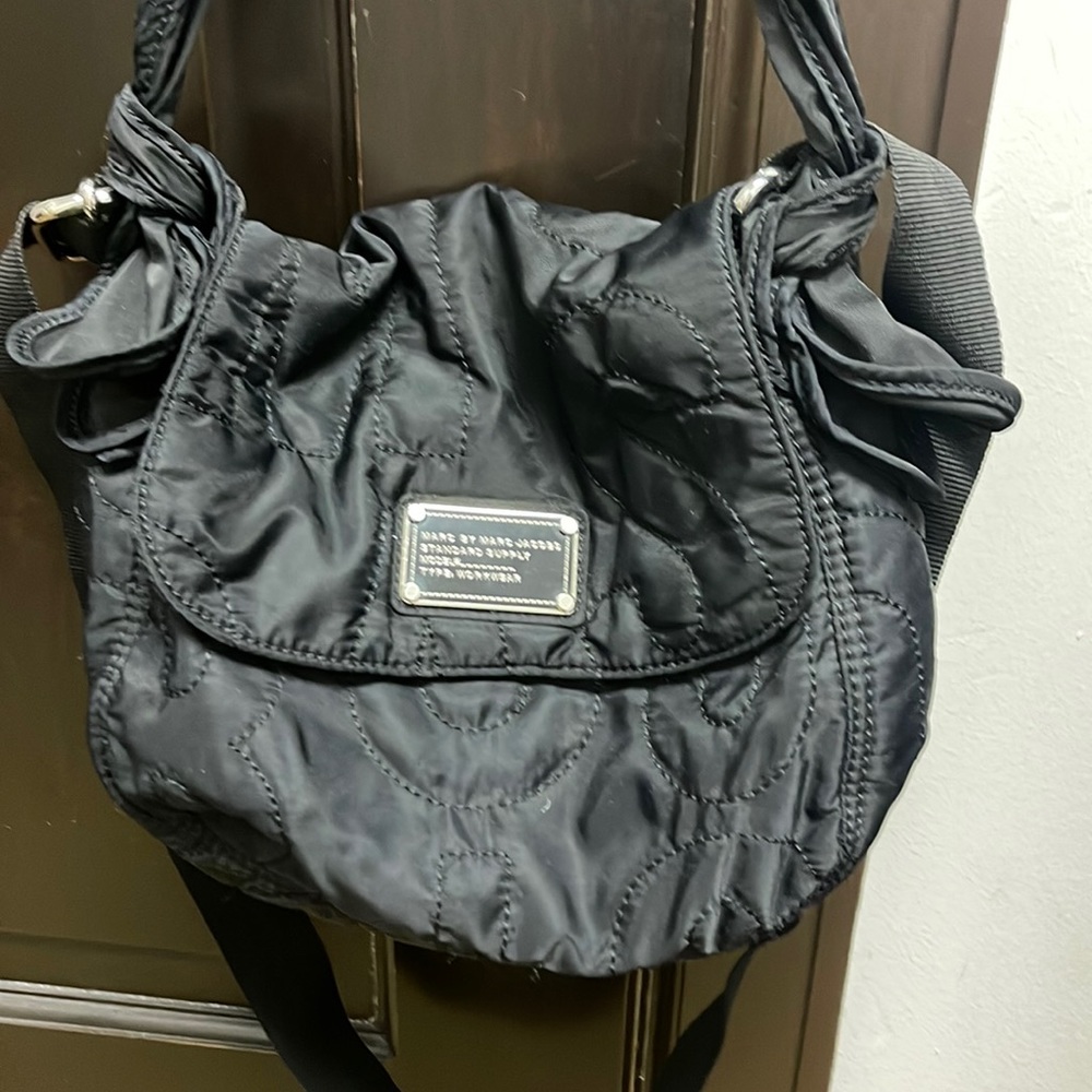 Marc jacobs nylon crossbody bag with shoulder strap